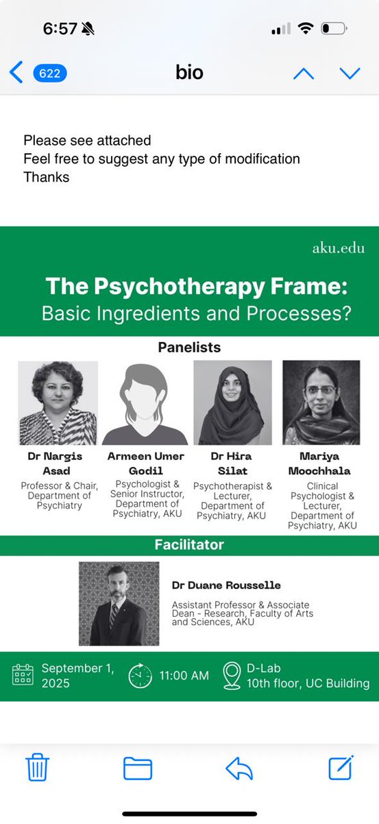 AKUPsychiatry (psychiatry.department@aku.edu) (@akupsychiatry) on Twitter photo Thank you Dr Duane for hosting the psychiatry department at FAS Looking forward to many more collaborations in the future. <a href="/DuaneRousselle/">Duane Rousselle</a> Thank you Dr Duane for hosting the psychiatry department at FAS Looking forward to many more collaborations in the future. <a href="/DuaneRousselle/">Duane Rousselle</a>