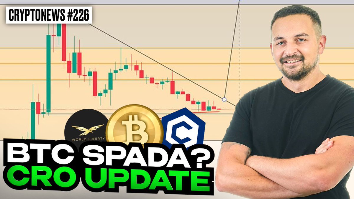 🚨 #CryptoNews 226 już na kanale! 🚨 W tym odcinku: 📊 Analiza Bitcoina i  $CRO 🪙 Nowy token $WLFI – co warto wiedzieć? 🔥 Najważniejsze newsy z  rynku krypto 👉 Sprawdź już teraz! 🔗 Link do odcinka w komentarzu 🤜🤛