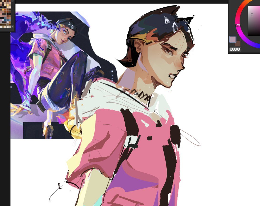 daarpersan's tweet photo. #ValorantArt #VALORANTfanart #Clove https://t.co/59sCdm7s1k
