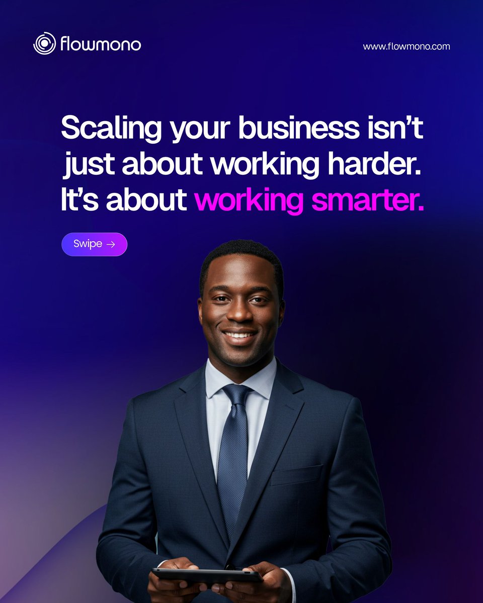 Flowmonoinc's tweet image. Work hard? ✅
Work smart? Even better.
With Flowmono, you can streamline approvals, documents, and workflows all in one place, giving you more time to focus on growth.
#Flowmono #worksmart #businessgrowth