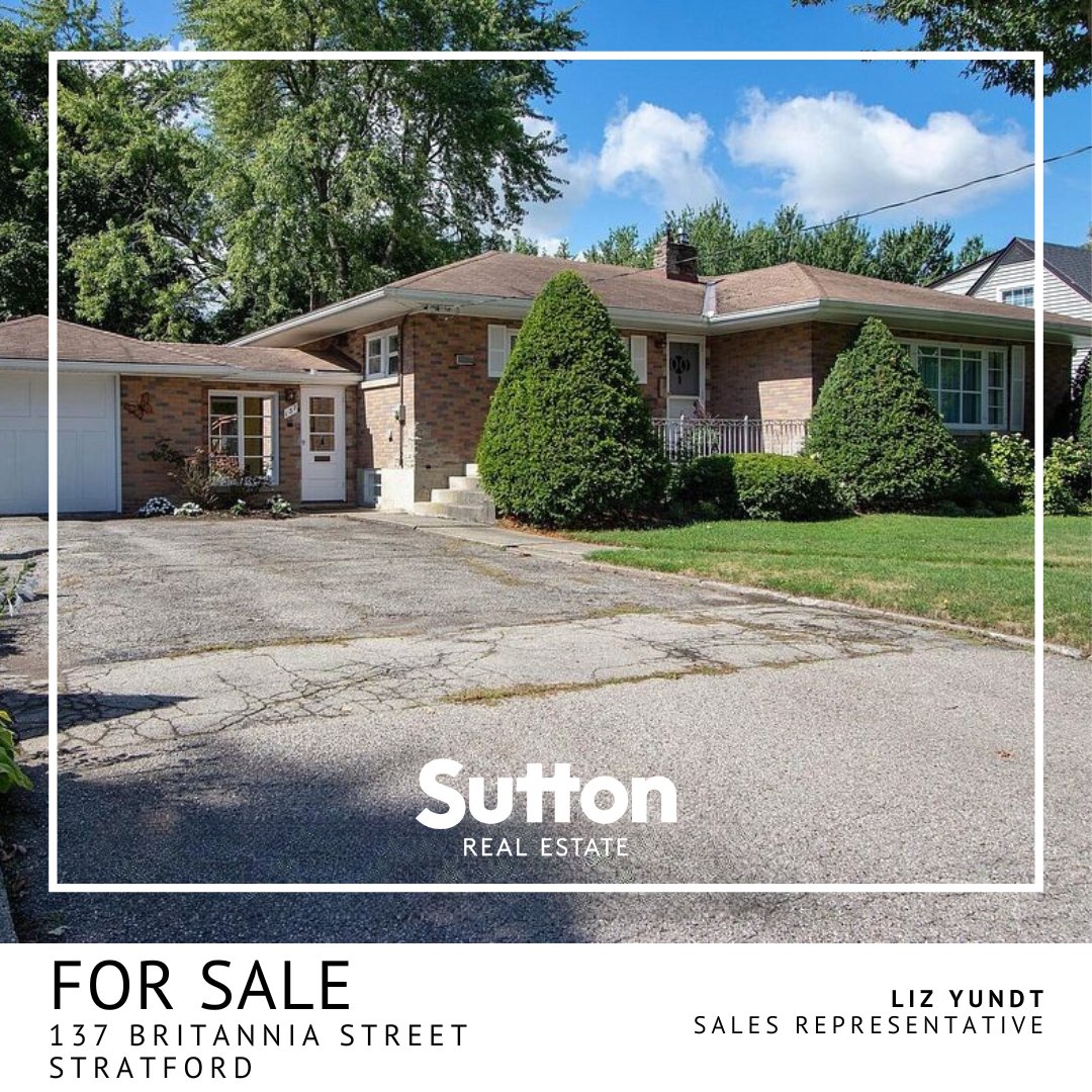 NEW LISTING!

137 Britannia Street, Stratford
MLS # X12373106
$749,900.00

ow.ly/YVRz50WPCqT