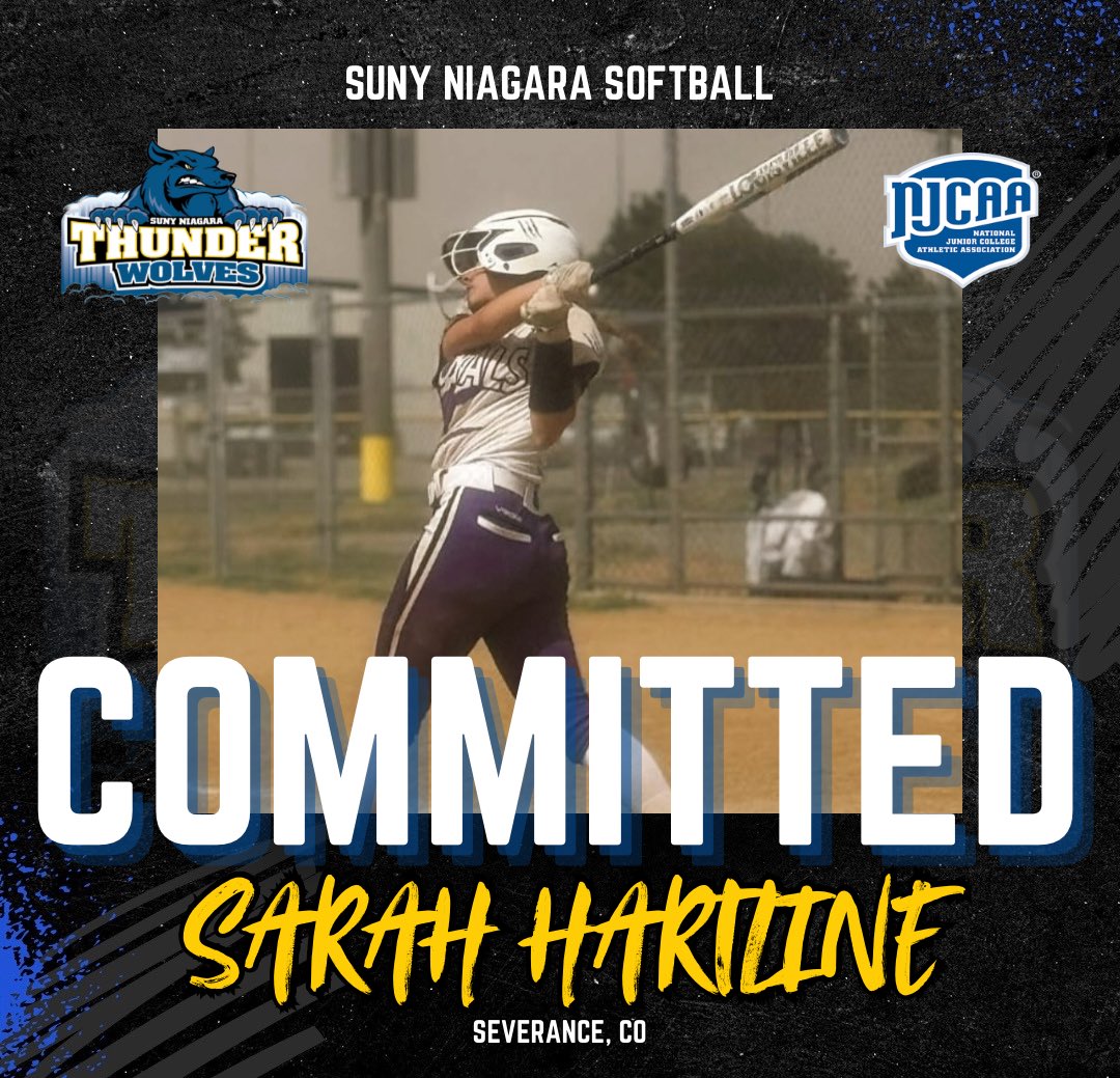 🚨 COMMITTED 🚨
Help us welcome Sarah Hartline from Severance, Colorado (Class of 2026) to the Thunderwolves family! 
We can’t wait to see her in action. 
🥎🐺 #RollWolves