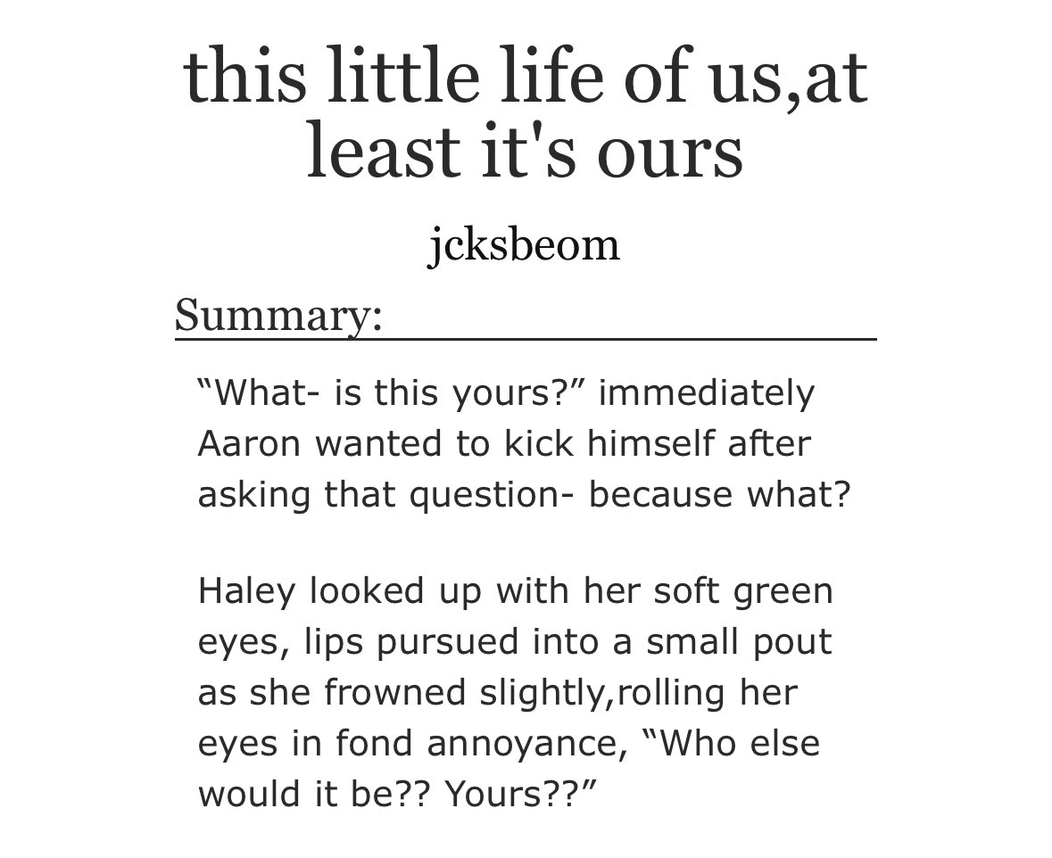 hotchead's tweet photo. isn’t it crazy that this is my first fic of aarley? anyways- hope you enjoy!! 𐔌՞. .՞𐦯 ⭐️

https://t.co/lxqPbMXH0h https://t.co/KFPtm74rAm