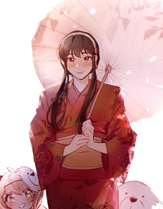 i finally drew them in yukata...