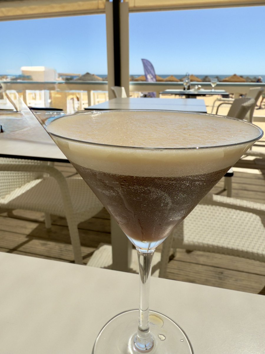 Holiday rules now well established 🤪 
Rosé &amp;🍸 🫘 to pass the afternoon away.. 😎