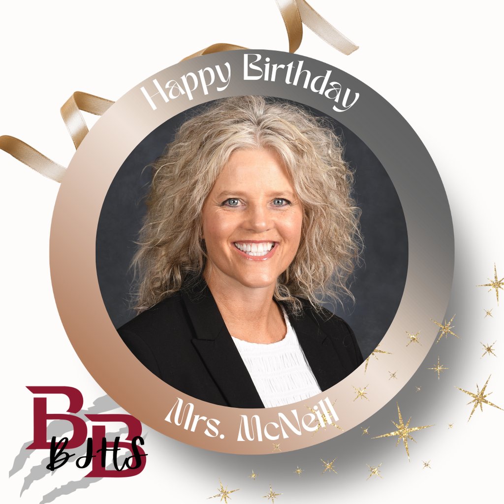 Badger nations, please help us wish Mrs. Kelli McNeill a very happy birthday! #bjhsoneteamonedream #bprd