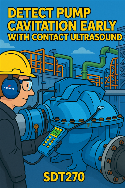 #PumpCavitation silently destroys pumps from the inside out—damaging impellers, bearings, and seals before vibration even starts.

Ultrasound detects these failures early, making hidden damage visible and worse damage preventable.

Read the full article: linkedin.com/pulse/preventi…