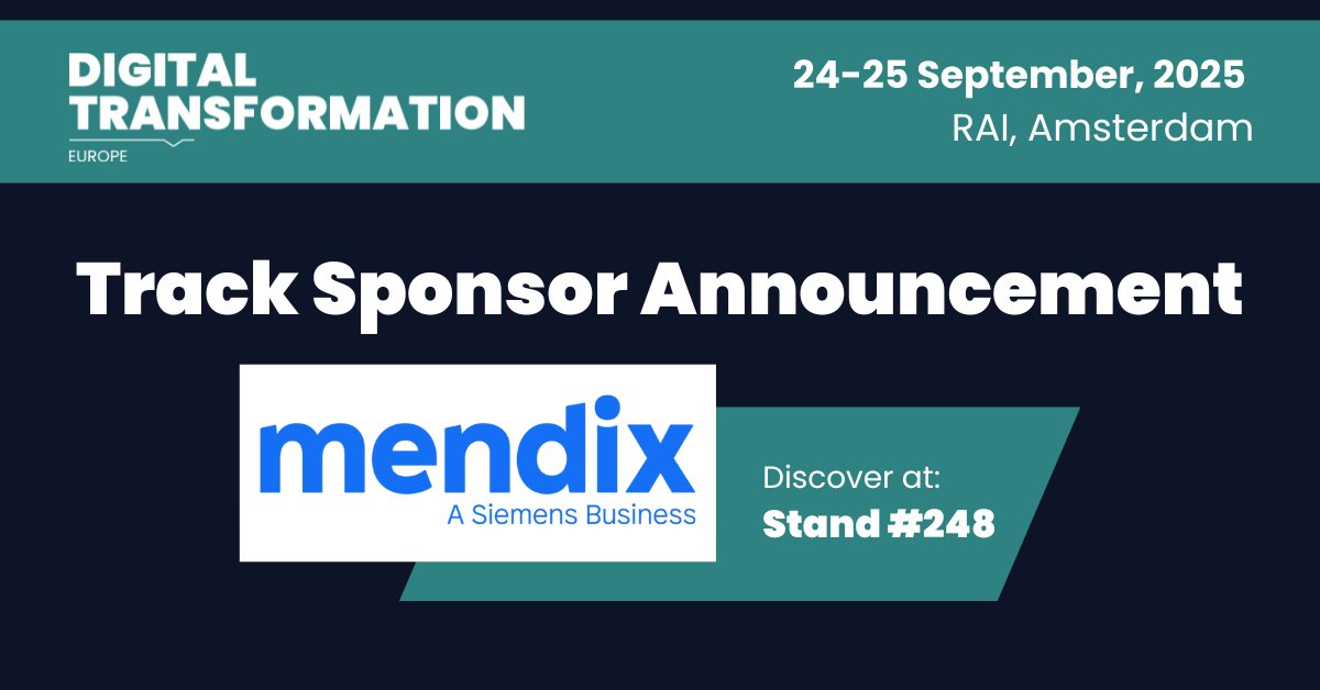 DigitalTWeek's tweet image. 🌟 Proud to have @Mendix, a Siemens Business, as our sponsor!

📍 Meet the team at Booth 248 and hear from them on the Digital Transformation stage

Register for free: eventdata.uk/VisitorDT/Tech…