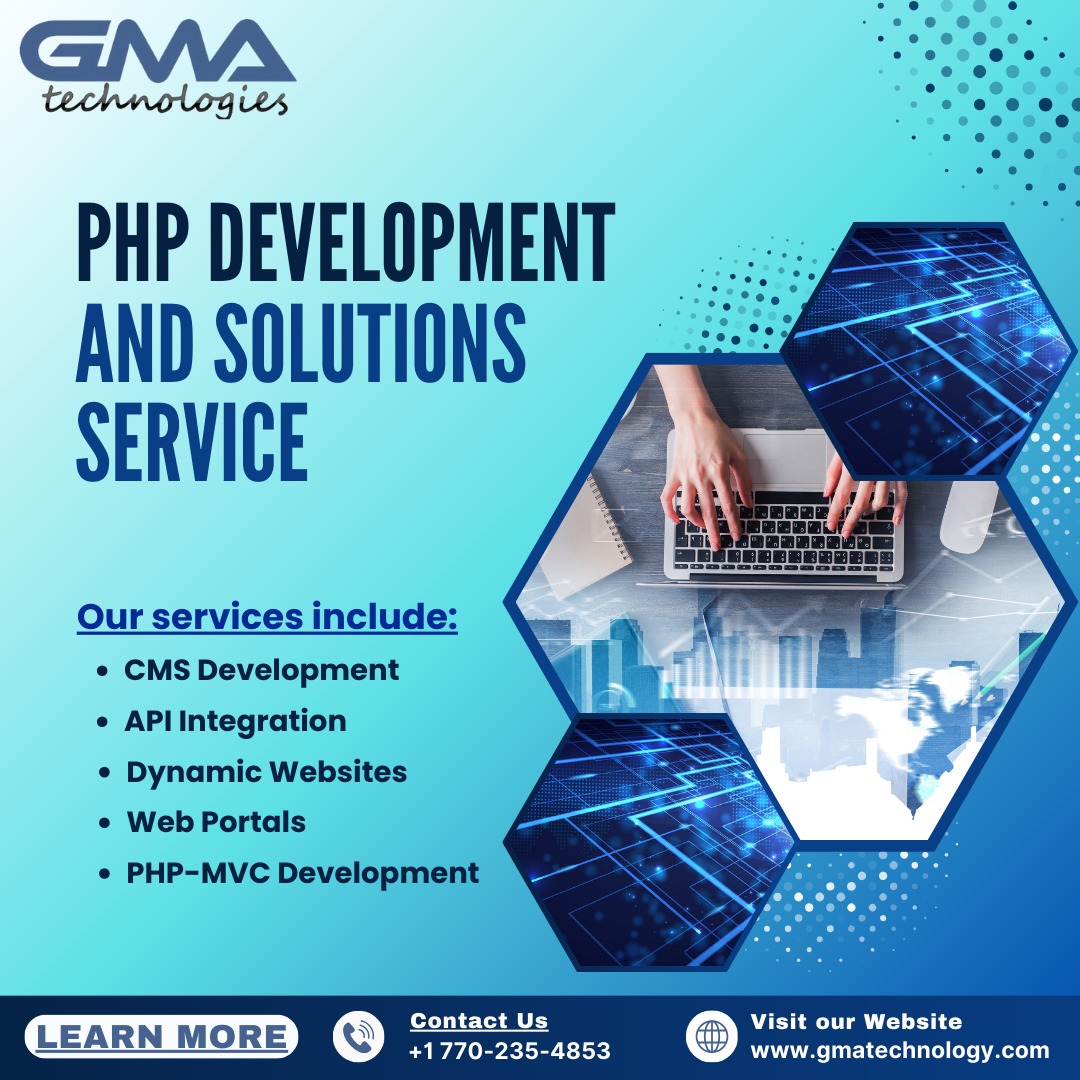 gmatechnologies's tweet image. 🚀 Build smarter, faster, and scalable apps with GMA Technology.
Our PHP Development &amp;amp; Solutions Service is here to power your digital journey. 💻✨
Visit Us -www.gmatechnology.com 
#PHPDevelopment #GMATechnology #WebSolutions