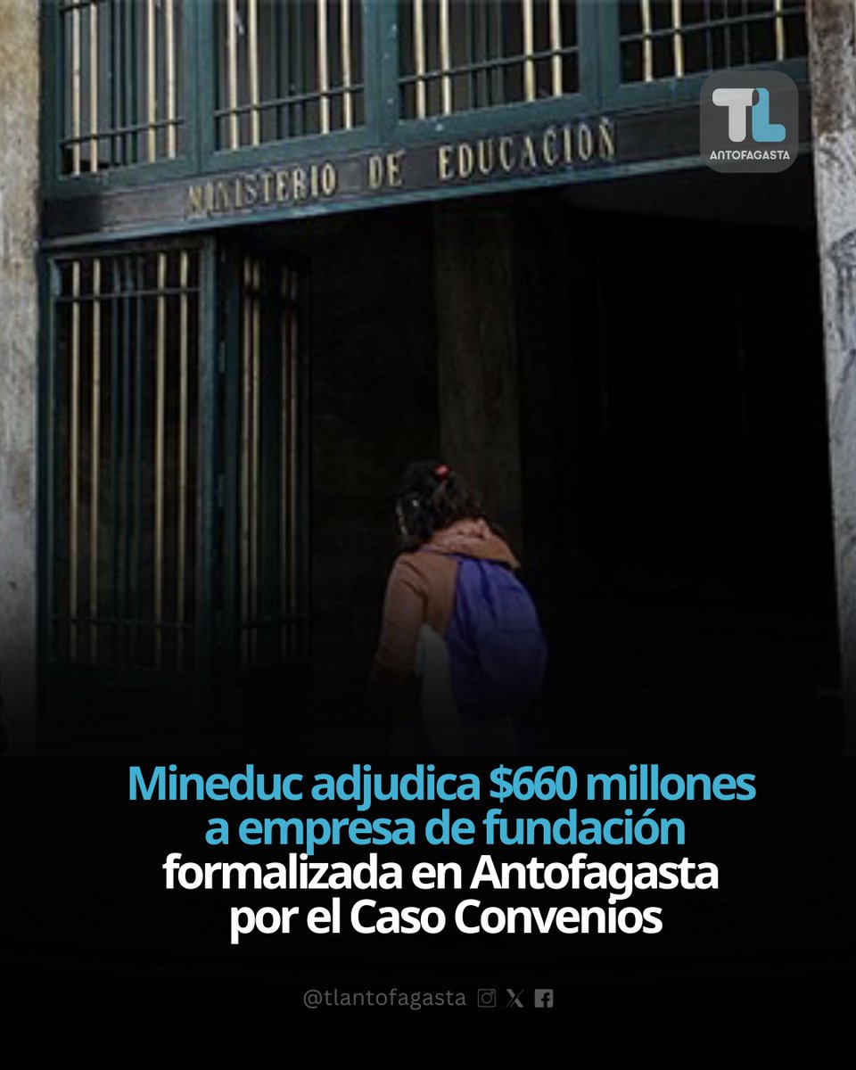 #Antofagasta | Mineduc adjudica $660 millones a empresa de fundación formalizada en Antofagasta por el Caso Convenios

A pesar de que la Fundación Fibra es investigada por fraude al fisco, su productora obtuvo una licitación para ejecutar talleres artísticos en 11 de las 16