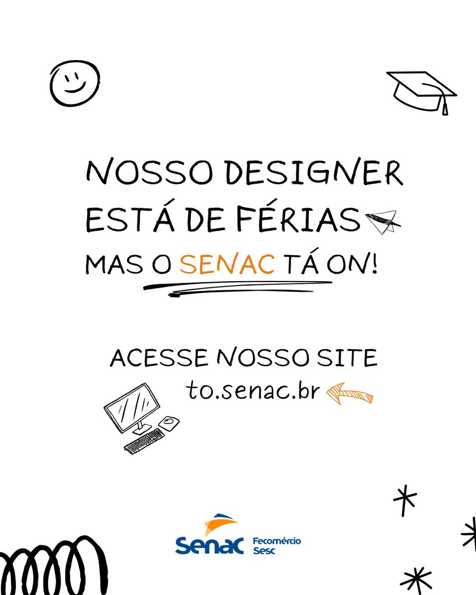 Hoje é feriado da Padroeira do Tocantins, mas a gente lembra: nunca é feriado para os sonhos! 💡✨

👉 Confira os cursos disponíveis e escolha o próximo passo da sua carreira:
🌐 to.senac.br