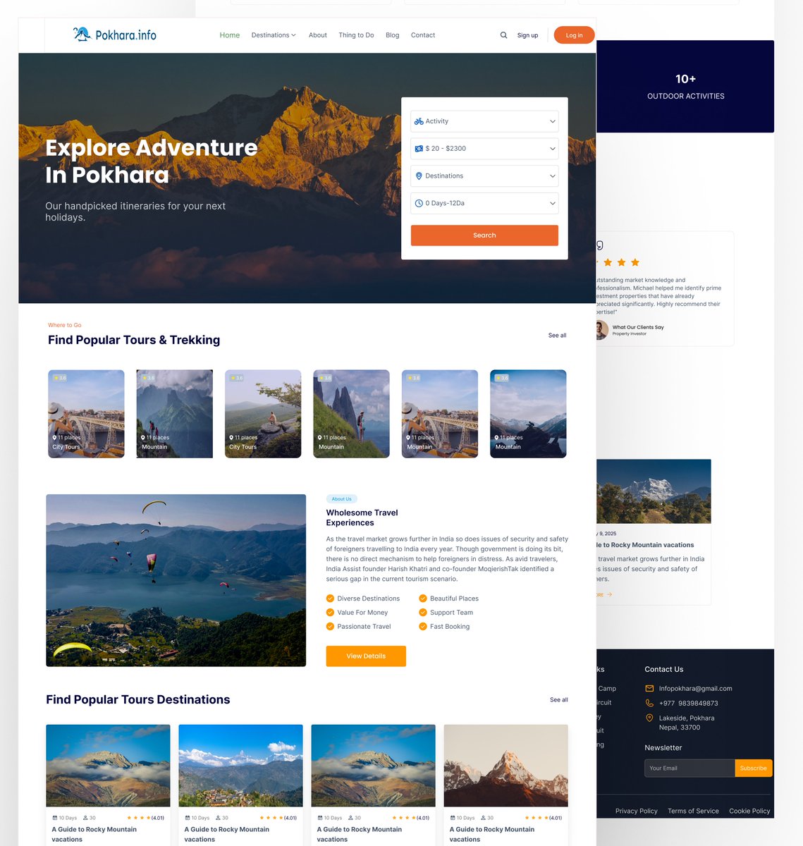 KhadayatKalak's tweet photo. Another fantastic landing page UI!
What do you think? Share your thoughts below.
If you have any project ideas! DM me!
#uidesign #uxdesign #landingpage
#userexperiencedesign #uiuxdesign #webdesign #dailyui #uiuxchallenge https://t.co/WHcuScfVi9