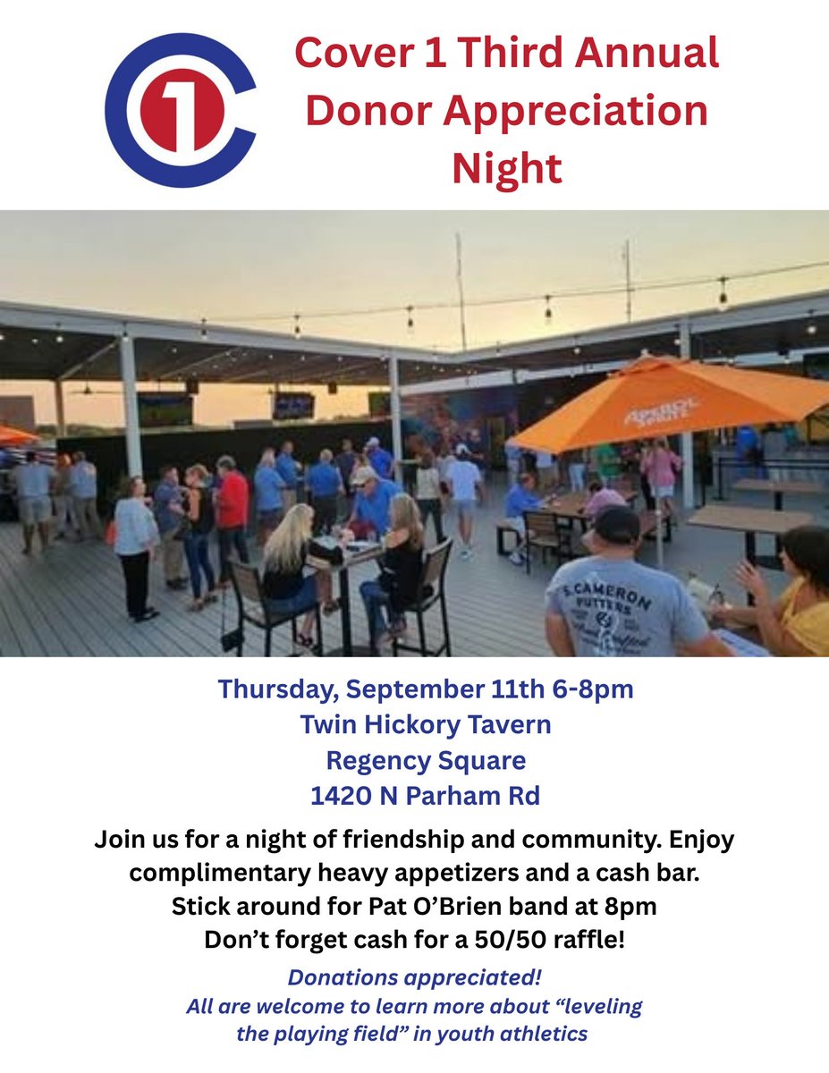 Cover1nonprofit's tweet image. A little over a week away! RSVP with this link: bit.ly/41DSYGM