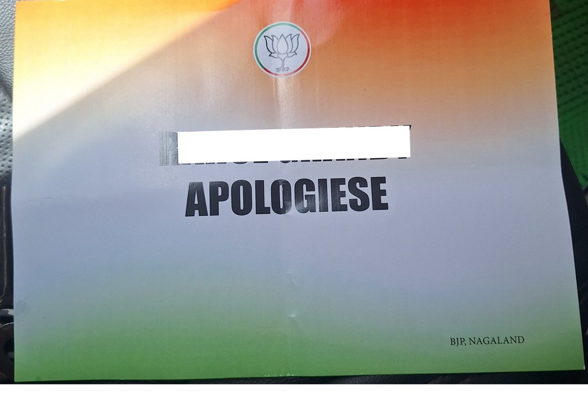 chophika_sumi's tweet photo. Hey @BJP4Nagaland, how do we apologiese?🤣 https://t.co/LrAe8DYkIF