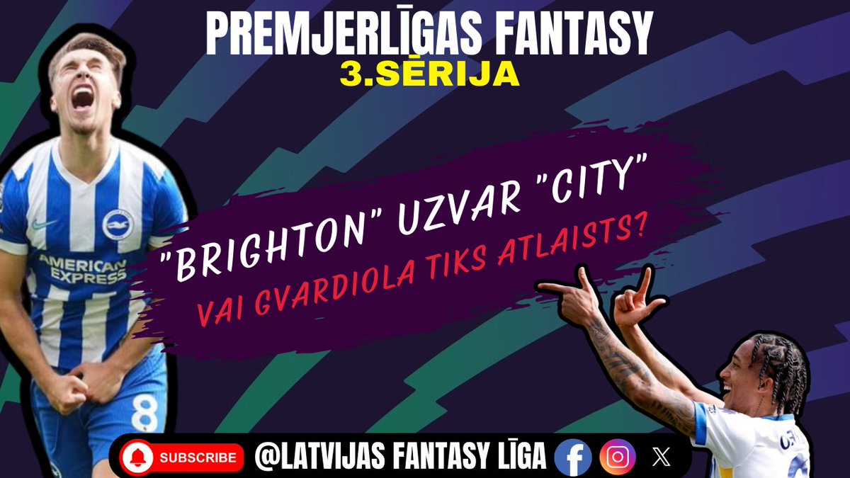 Anglijas Premjerlīgā aizvadītas trīs kārtas. Kas notika Fantasy līgā? 

Ej uz <a href="/Sportazinas_com/">Sportazinas.com</a> un noskaidro - sportazinas.com/fantasy-sports…