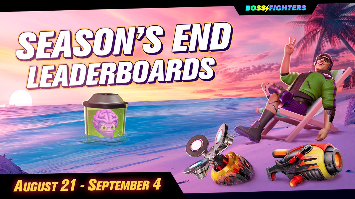 Final days of the Season’s End Leaderboards!

Free-to-play. Two roles. Big rewards.
🎯 Top 200 get prize boxes
🌶️ Top 6 unlock exclusive Feeling Toasty weapon skins

Ends Sept 4, 6 PM UTC