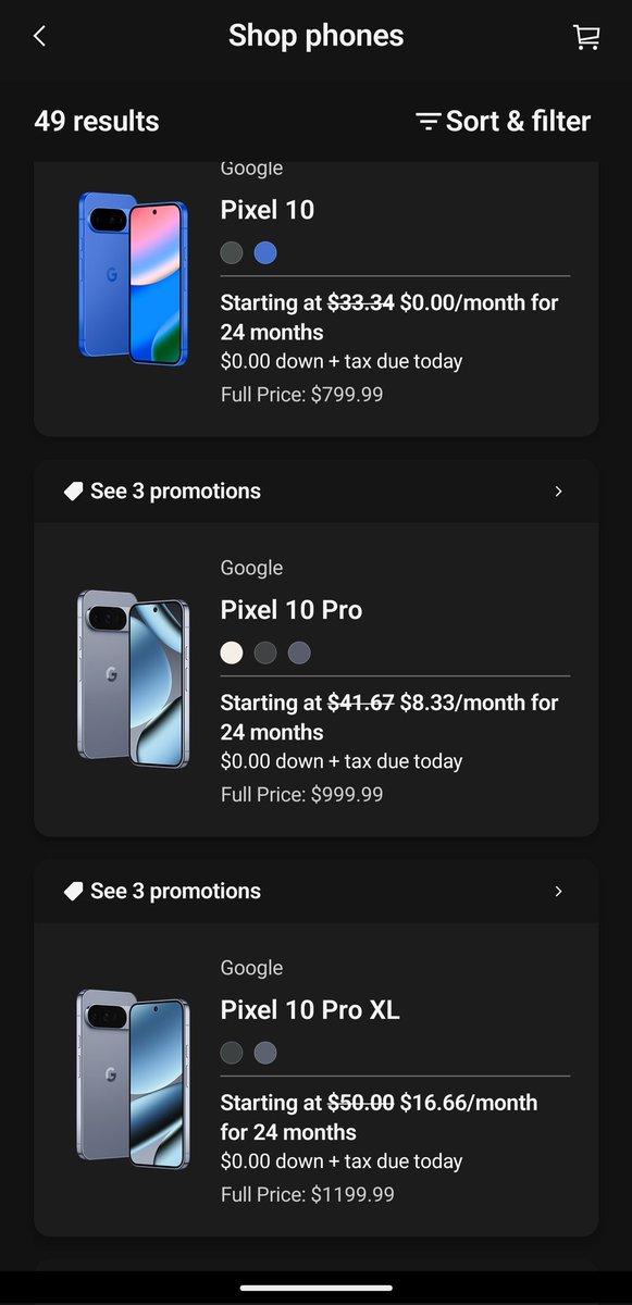 mendezocasio's tweet photo. @TMobilePR Usan el color nuevo para todas las promociones. Pero cuando vas a comprar solo hay negro. Todos los lanzamientos es la misma🤬. Tuve que cancelar la orden porque el color sigue "backorder". Y si aparece uno en tienda los vendedores lo aguantan para cuentas nuevas.🙄 https://t.co/oH4Hi88D78