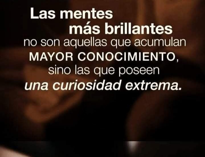 🔥¡Hola, #BuenosDíasTodos ☀️!
Recuerda, mantener durante toda tu vida la capacidad de ser curioso es la única forma de avanzar, porque permite hacerte preguntas y encontrar respuestas...🧐
#FelizMartes ✔ #Sinaloa 🍅
Presidente Estatal de ENCIMA A.C.
#DanielAmador 🤝