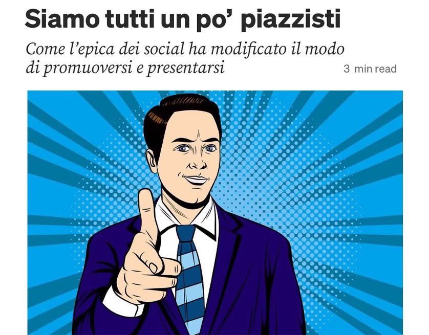 "Siamo tutti un po' piazzisti"
Leggi su Medium
paroledavendere.medium.com/siamo-tutti-un…
O Substack
open.substack.com/pub/paroledave…