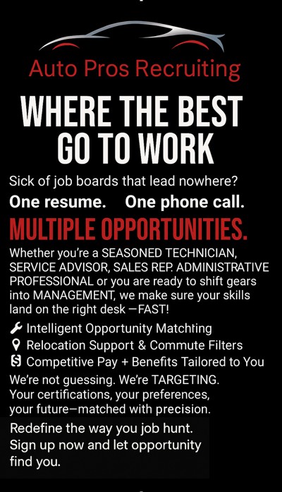 pros_auto29216's tweet image. Real Jobs. Real Connections. Let’s Get You Hired  Call today! 469.768.4831 #autoprosrecruiting #recruitingredefined #recruiting #automotivecareers #automotivetalent #automotivejobs #automotive
