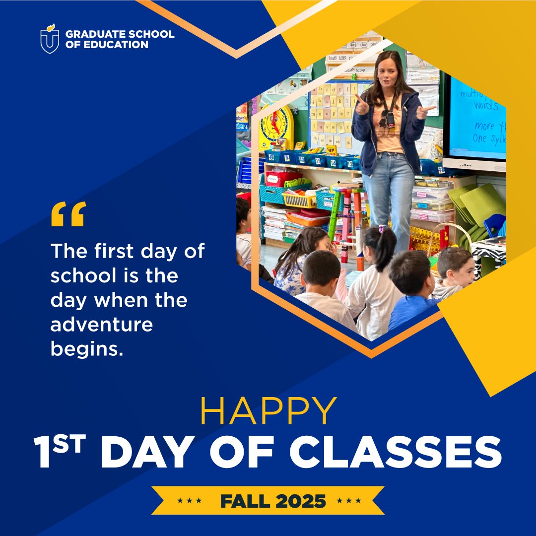 🍎 Welcome to Fall 2025! A new semester means new opportunities to learn, grow, and inspire. Wishing our students, faculty, and community a successful start. #TouroGSE #Fall2025