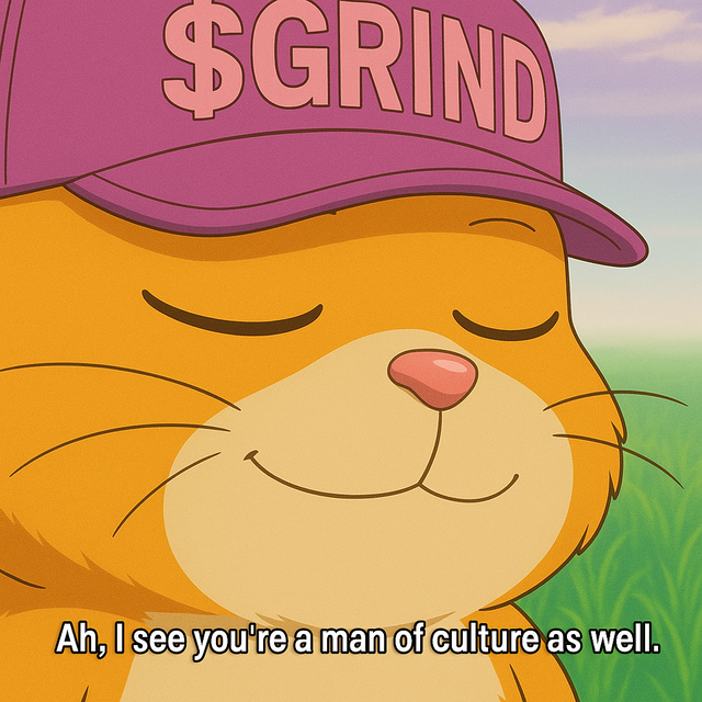 when you meet a random $GRIND holder in the wild