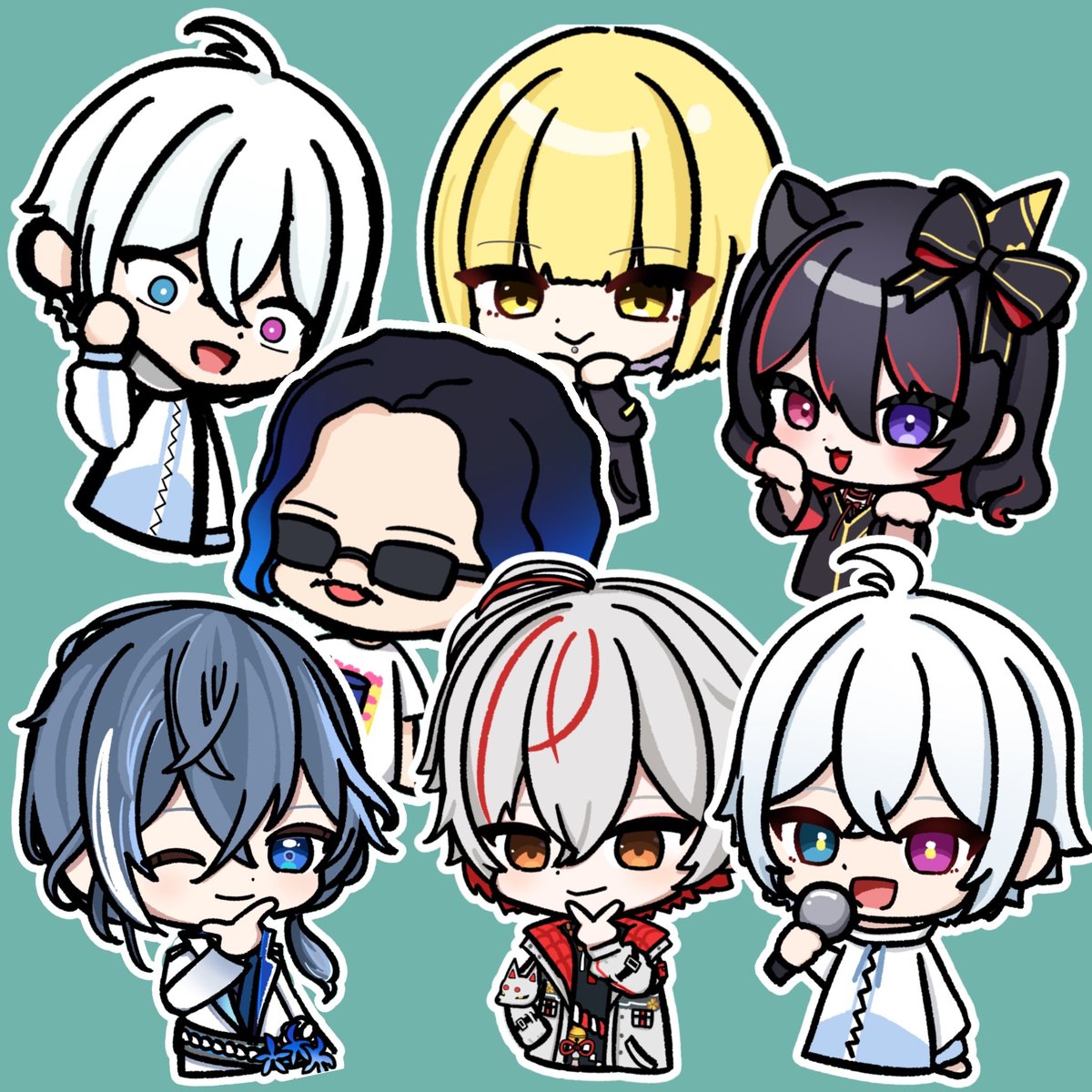 kocha_minto's tweet image. #MFP  のみんなを描きました！！！