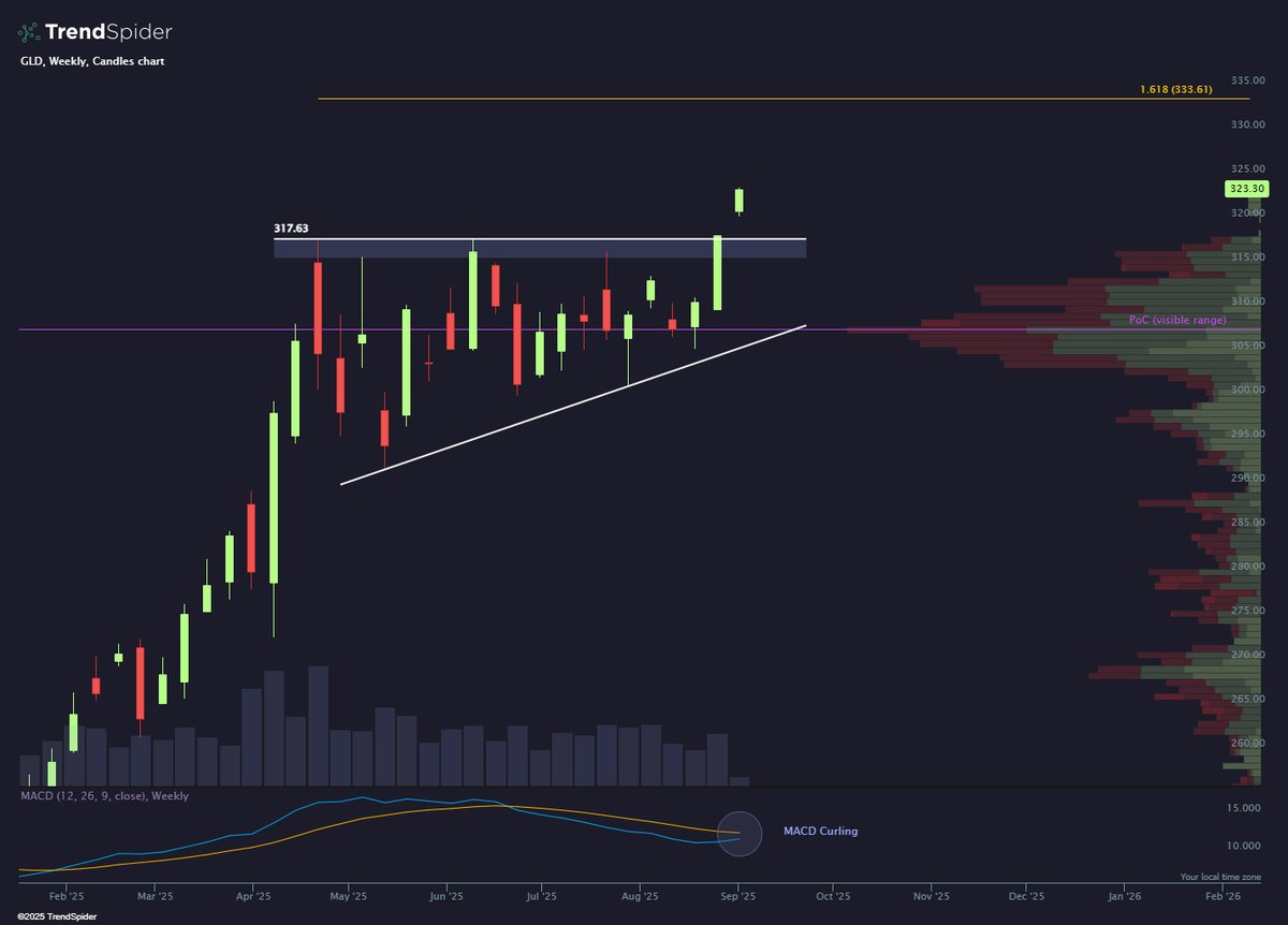 I guess it wasn't just me.  $GLD GAP 🆙