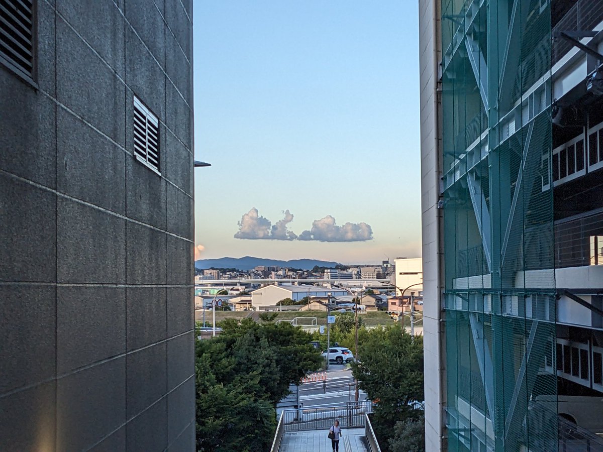 なんか良い感じの雲だった