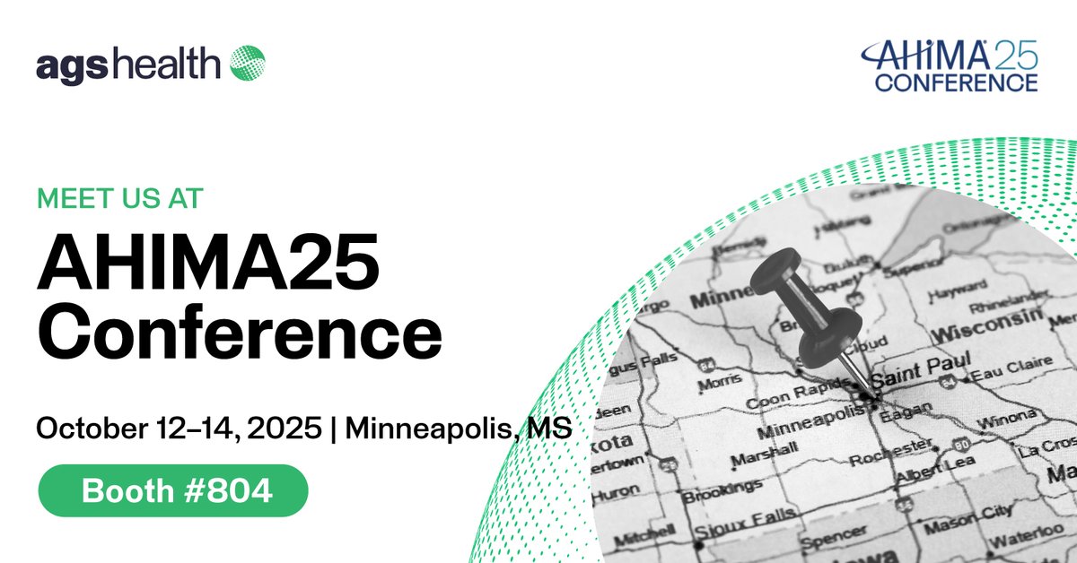 AGS Health is excited to be at AHIMA25 in Minneapolis, Oct 12–14. Visit Booth 804 for our Build-an-Agent workshop and create your own medical coder agent in the form of a cuddly teddy bear companion. Let’s talk coding and CDI excellence. hubs.la/Q03Grt0k0