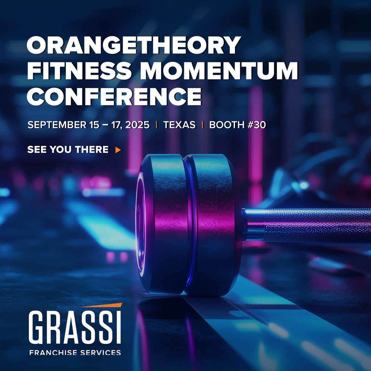 Grassi’s Franchise team will be at the OrangeTheory Fitness Momentum Conference September 15–17. Connect with us and discover how we help franchise owners achieve success. Event info: hubs.li/Q03GrLdw0 #FranchiseServices
