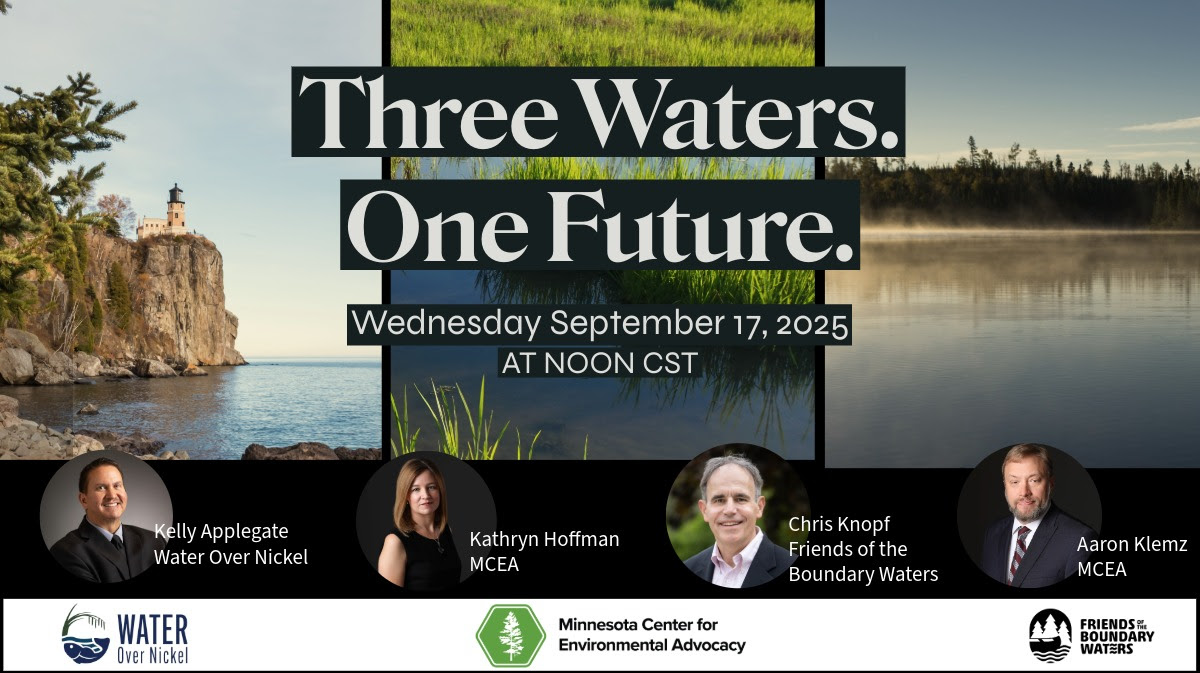 Three Waters. One Future.🌊
Join us at noon on Wednesday, September 17, to learn about renewed threats and how we can stand together to defend three of the most important fresh-water resources on the planet.

Register today!
us02web.zoom.us/webinar/regist…
