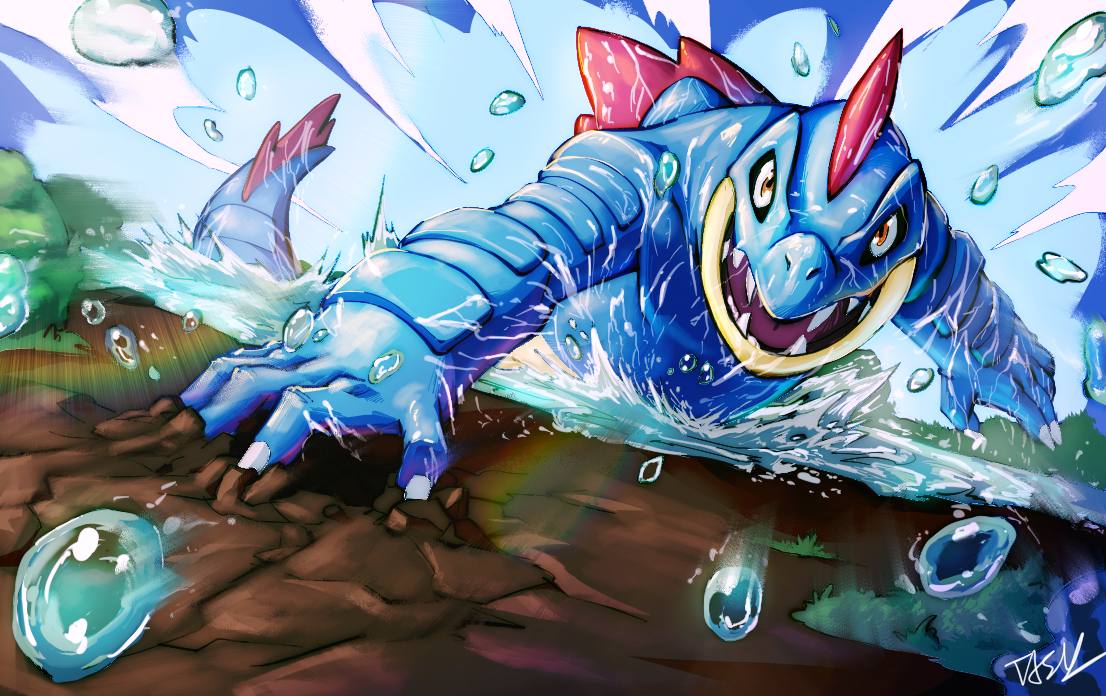 HiTasutasu's tweet photo. オーダイル
#ポケットモンスター #ポケモンカードゲーム #ポケモンカード #ポケモンイラスト #ポケモン ＃カードイラスト
#PokemonTCG #Pokemonfanart https://t.co/IvTnnvGN4u