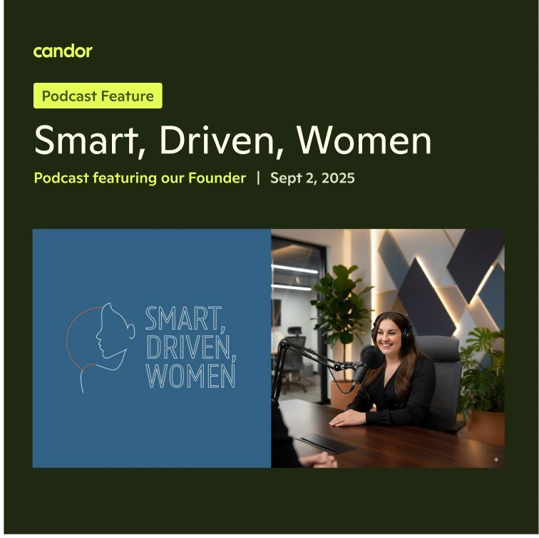 teamcandor's tweet photo. What happens when you put three equity compensation leaders in one room?

Our CEO Niya Dragova sat down with @Christine Zwerling (Head of Stock Administration at Asana) and Samantha Adams, CEP on the Smart, Driven Women podcast. Hosted by @Rona Jobe, CEO of LVL-Up Strategies, they shared actionable insights from scaling equity programs at high-growth companies. 

The conversation reveals three practical strategies that directly impact business results: implementing feedback systems that identify operational gaps before they become costly problems, developing decision-making frameworks that maintain quality under tight deadlines, and building strategic partnerships that reduce implementation time and risk. These aren't theoretical concepts—they're proven methods for delivering reliable equity compensation solutions when companies need them most. 

#EquityCompensation #FinTech #Operations #StockCompensation #BusinessStrategy #Leadership #Candor 

Listen for specific tools and frameworks you can implement to strengthen your equity compensation operations. - Link to podcast below.