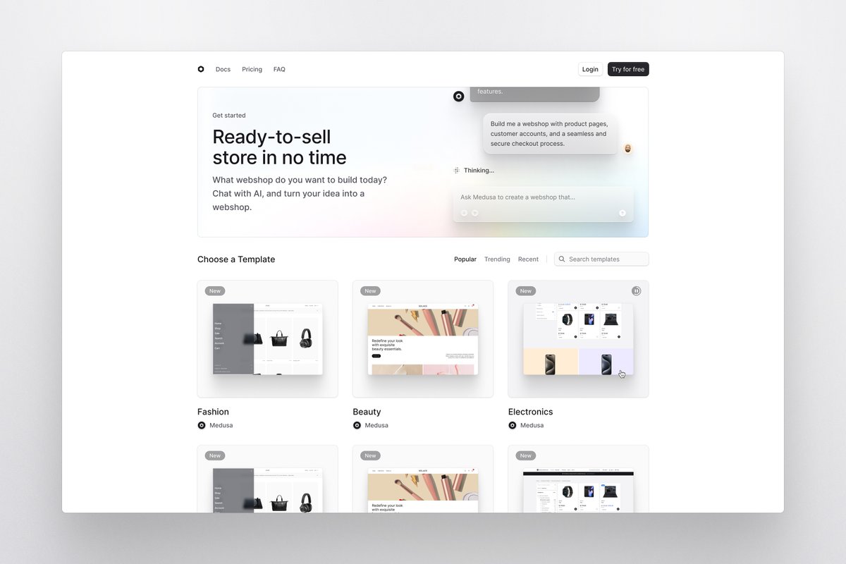 Simple landingpage exploration for something great 🤖