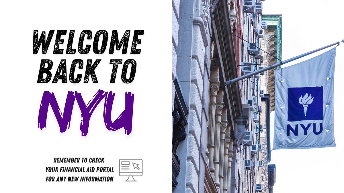 NYUFinancialAid's tweet photo. #NYU #financialaid #backtoschool https://t.co/CQPITQHir2