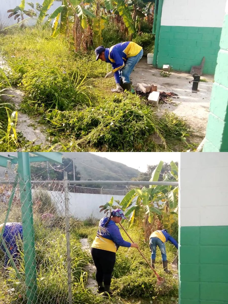 geminismg's tweet image. En Aragua, se vivió una nueva jornada de trabajo voluntario Mi Escuela Bella, donde las Bricomiles, consejos comunales, docentes, obreros, alcaldías y la comunidad se unieron con un solo propósito: embellecer y acondicionar nuestros espacios educativos.

#02Sep