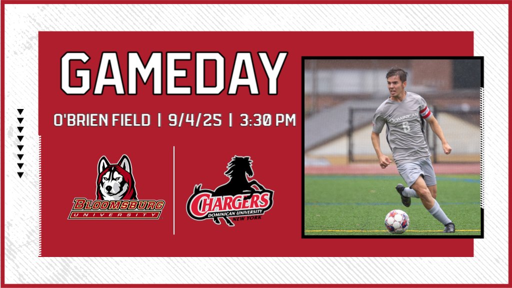 SEASON OPENER! The men's soccer team opens the 2025 campaign as they host Bloomsburg University this afternoon on O'Brien Field in their home opener at 3:30 PM. Let's go Chargers!