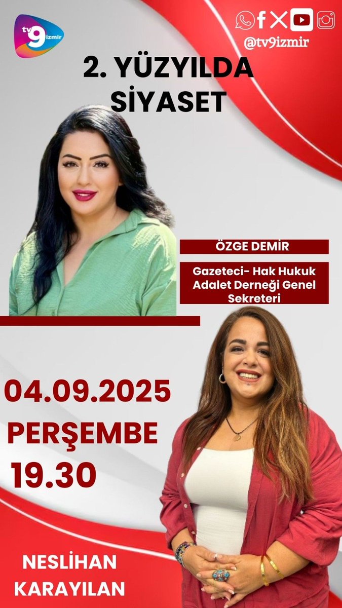 nesliceden's tweet image. #tv9 #yayın #program #siyaset #izmir #Turkiye