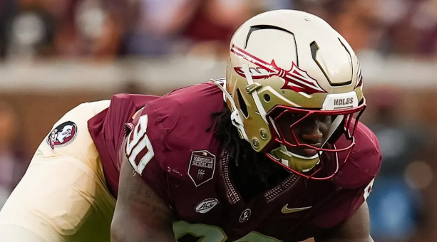 HSHBroncos's tweet photo. Congrats to redshirt junior @danielgoated_ for posting 2 tackles, a sack, and a forced fumble in @FSUFootball's upset victory over #8 Alabama.
#exitONE #BroncoPride https://t.co/Mub8tSWsSR