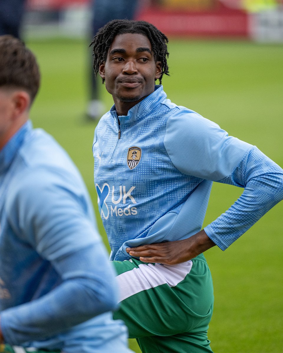 A big night for 20-year-old forward Harrison Iwunze, who's on the bench for the first time! 👏