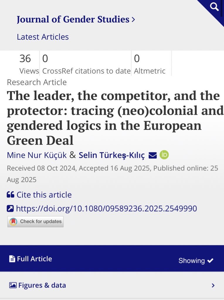 FEJUST_EU's tweet photo. We are very happy to share that the second article of our @FEJUST_EU special issue Reimagining EU Politics: Embracing Feminist Epistemic Justice and Decolonial Perspectives is now published in the Journal of Gender Studies! https://t.co/mJaOEUUASk https://t.co/49nZvouqpU