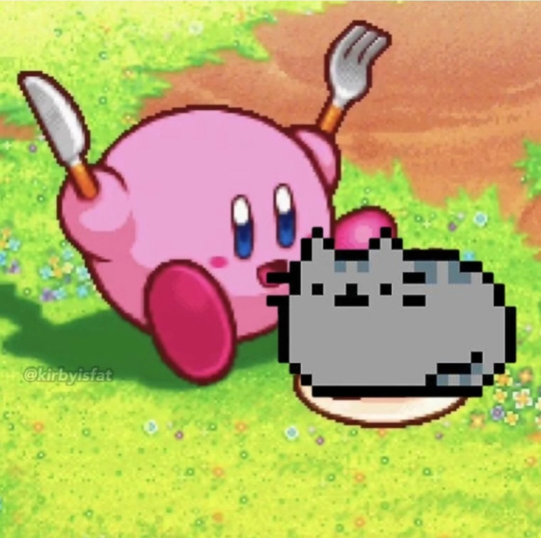 Kirby eats cat😳