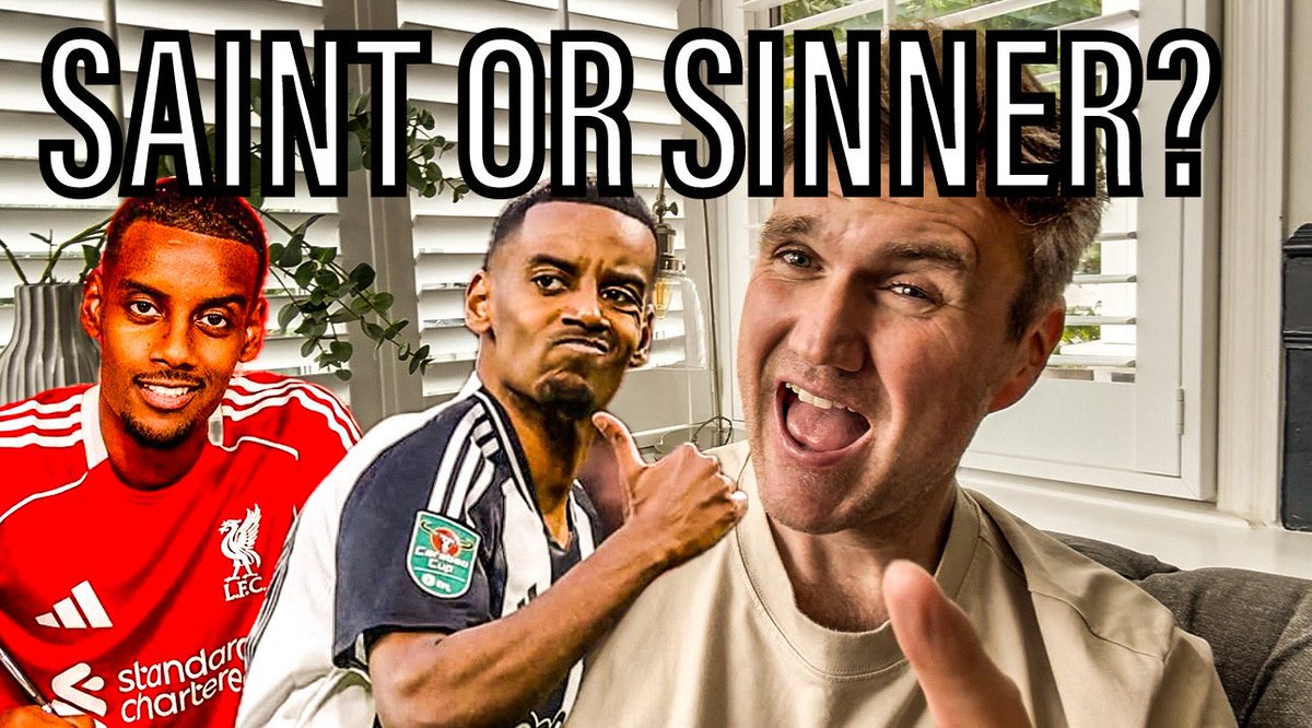 ⚠️ Dropping over @ YouTube any second now...

👿 Alexander Isak... is he a Newcastle SINNER or Liverpool SAINT?

👇 It's a complex debate &amp; one I've wrestled with all summer...

➡️ LINK: youtube.com/watch?v=8Oo-A4…
