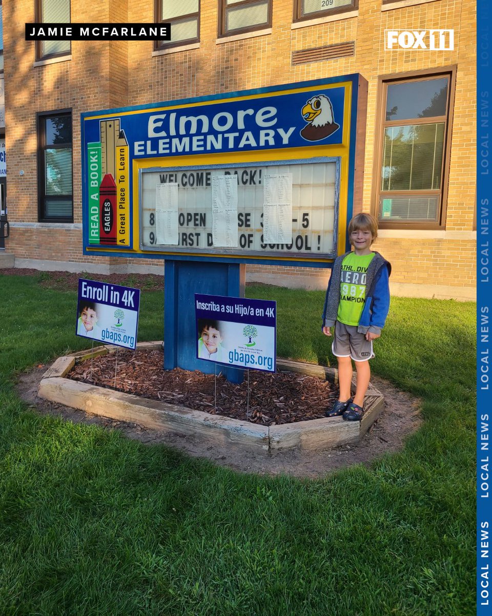 fox11news's tweet image. It's the #FirstDayOfSchool across Northeast Wisconsin! Send us your #BackToSchool photos and videos here: fox11online.com/good-day-wi/gr…