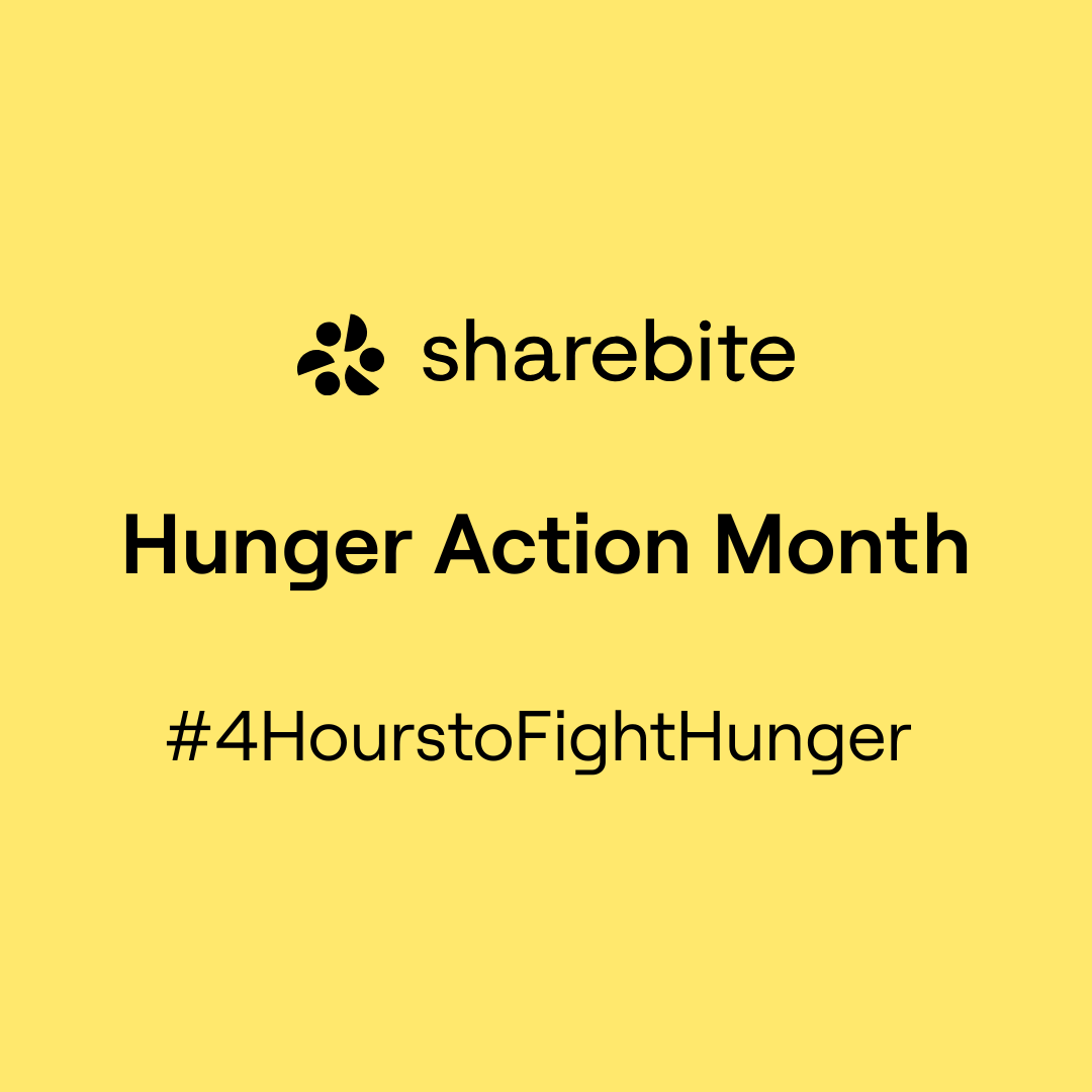September is #HungerActionMonth – and we’re ready to take action.

This year, each Sharebite team member will have 4 paid hours to combat food insecurity in their local community. From LA to NYC, follow along on social media to see how they're spending these 4 hours across the
