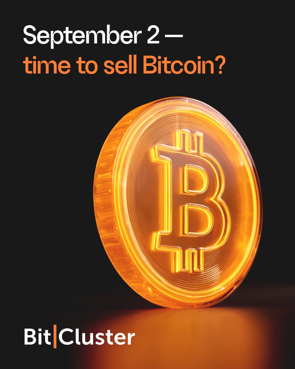 bit_cluster's tweet image. ⏰ September 2 — time to sell Bitcoin?

There’s a Bitcoin cycle theory that has proven itself many times: buy 500 days before the halving and sell 500 days after it

📅 On September 2, it’s exactly 500 days since the last halving. Do you follow this theory or think it’s just a…