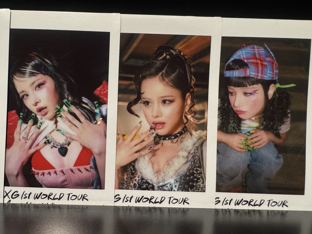 XGエキシビジョン展示会 グッズのランダムチェキ(Trading instax mini