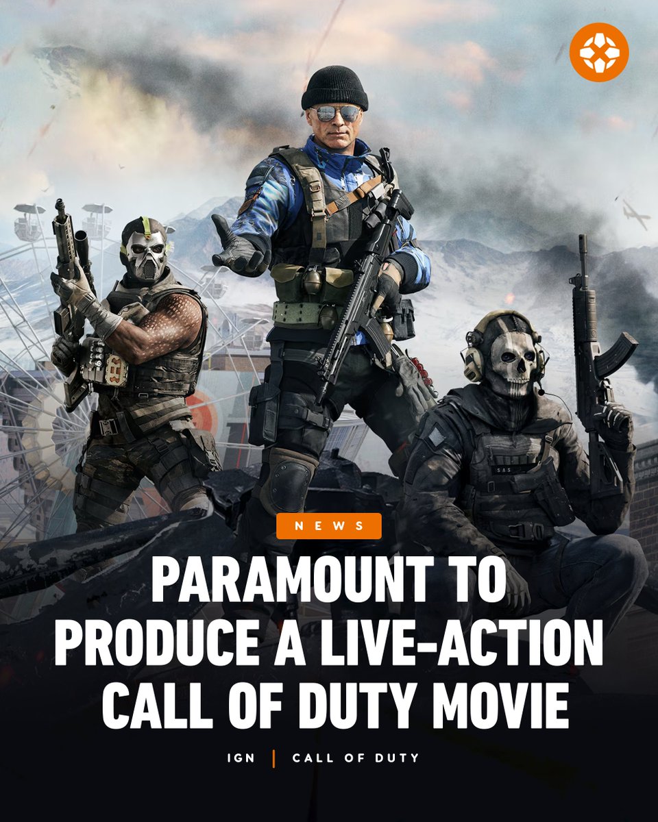 "We’re approaching this film with the same disciplined, uncompromising commitment to excellence that guided our work on Top Gun: Maverick" said David Ellison, Chairman and CEO of Paramount, announcing a Call of Duty live-action movie. bit.ly/3JGkEos