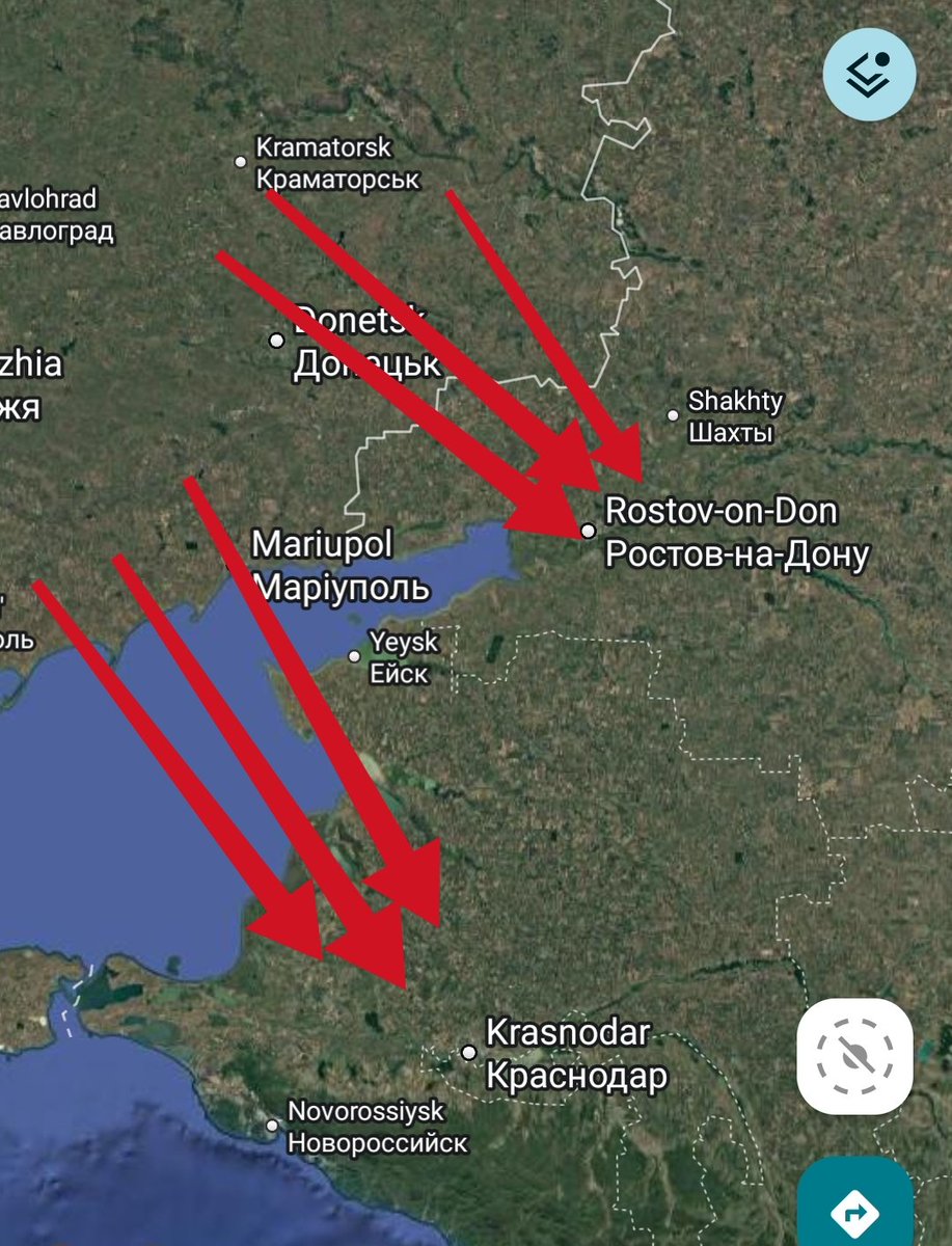 🚨🇺🇦✈️BREAKING – At this moment, a large group of Ukrainian kamikaze drones is attacking Russia’s Krasnodar and Rostov regions, including strategic port facilities located along the coastline.

See the latest updates with us:<a href="/StatWatch25/">The threat of missiles and drones</a>